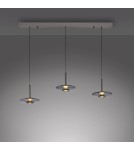 Paul Neuhaus Pure Vitrum Lampa Wisząca Szary 2083-15