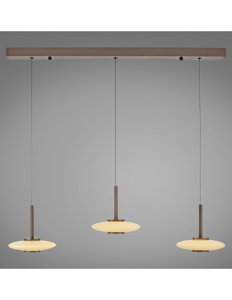 Paul Neuhaus Pure Vitrum Lampa Wisząca Ciemnometalowo-Brązowy 2083-34