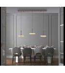 Paul Neuhaus Pure Vitrum Lampa Wisząca Ciemnometalowo-Brązowy 2083-34