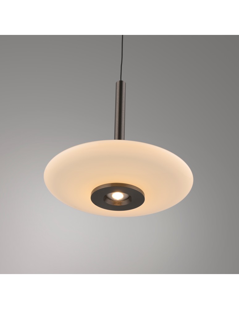 Paul Neuhaus Pure Vitrum Lampa Wisząca Ciemnometalowo-Brązowy 2083-34