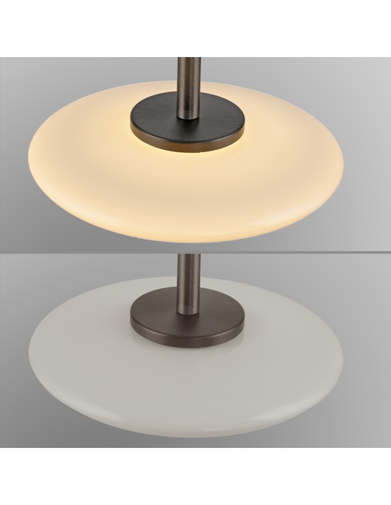 Paul Neuhaus Pure Vitrum Lampa Wisząca Ciemnometalowo-Brązowy 2083-34