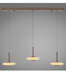 Paul Neuhaus Pure Vitrum Lampa Wisząca Ciemnometalowo-Brązowy 2083-34