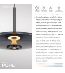 Paul Neuhaus Pure E-Vit Lampa Wisząca Szary 2084-15