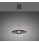 Paul Neuhaus Pure E-Vit Lampa Wisząca Szary 2084-15