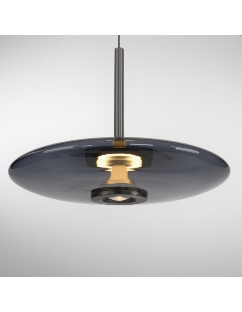 Paul Neuhaus Pure E-Vit Lampa Wisząca Szary 2084-15