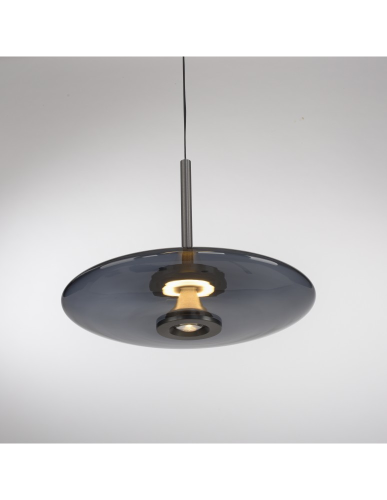 Paul Neuhaus Pure E-Vit Lampa Wisząca Szary 2084-15