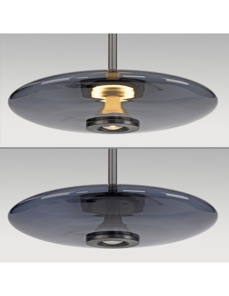 Paul Neuhaus Pure E-Vit Lampa Wisząca Szary 2084-15