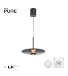 Paul Neuhaus Pure E-Vit Lampa Wisząca Szary 2084-15