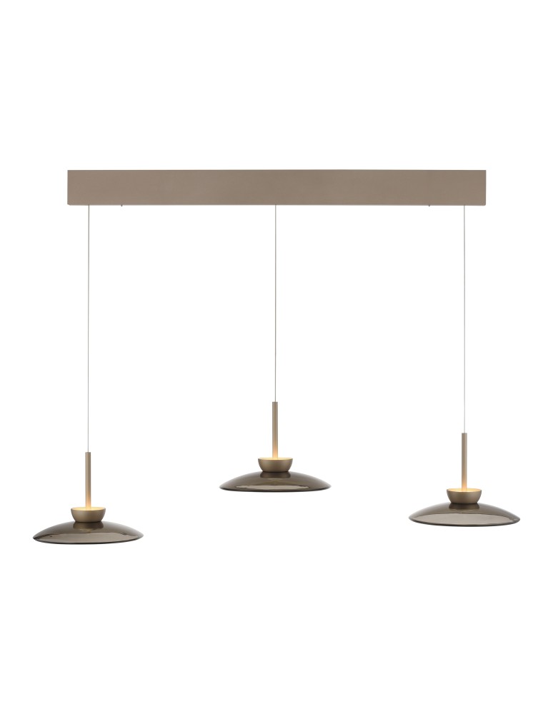 Paul Neuhaus Pure Moon Lampa Wisząca Brązowy 2193-97