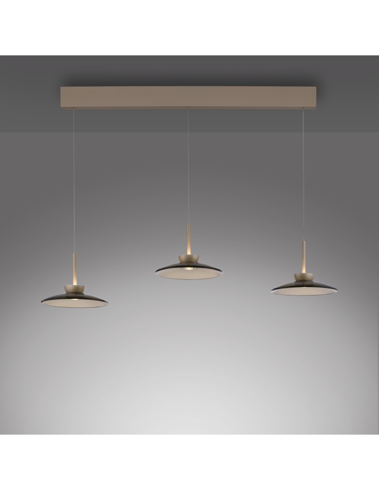 Paul Neuhaus Pure Moon Lampa Wisząca Brązowy 2193-97