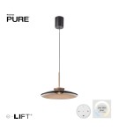 Paul Neuhaus Pure E-Moon Lampa Wisząca Brązowy 2195-97
