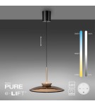 Paul Neuhaus Pure E-Moon Lampa Wisząca Brązowy 2195-97
