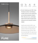 Paul Neuhaus Pure E-Moon Lampa Wisząca Brązowy 2195-97