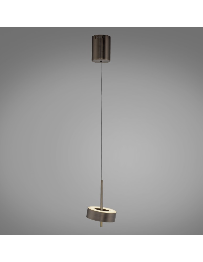 Paul Neuhaus Q-Rotate Lampa Wisząca Ciemnometalowo-Brązowy 2247-34