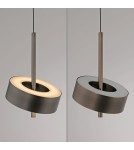 Paul Neuhaus Q-Rotate Lampa Wisząca Ciemnometalowo-Brązowy 2247-34