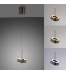 Paul Neuhaus Q-Rotate Lampa Wisząca Ciemnometalowo-Brązowy 2247-34