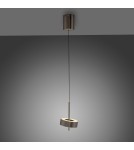 Paul Neuhaus Q-Rotate Lampa Wisząca Ciemnometalowo-Brązowy 2247-34
