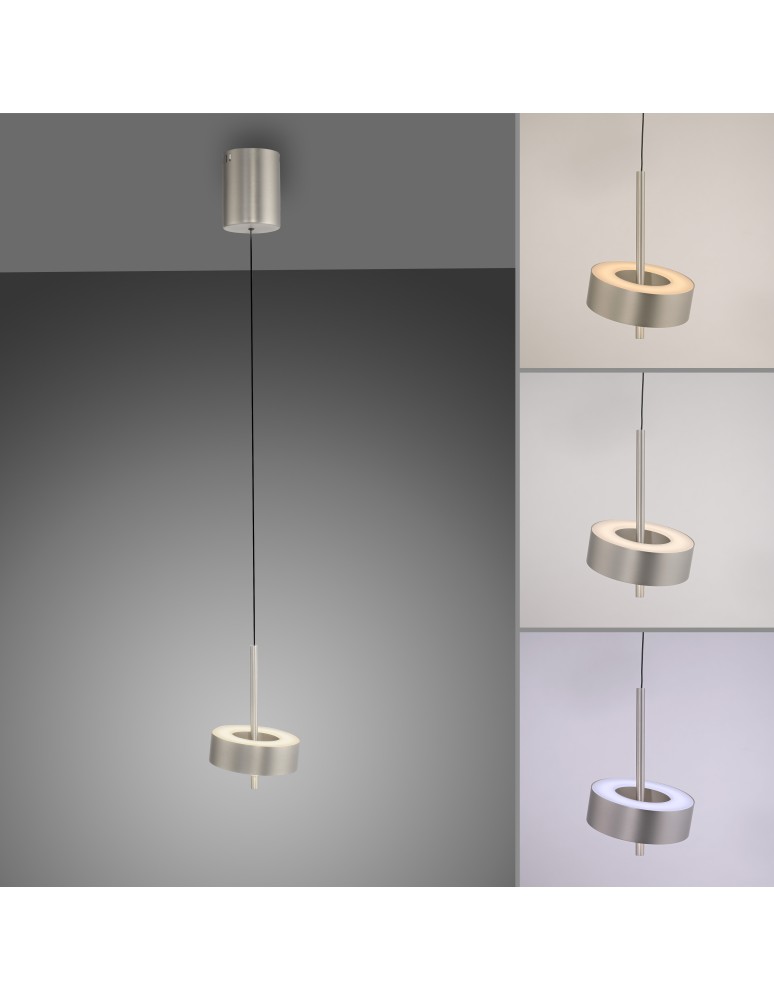 Paul Neuhaus Q-Rotate Lampa Wisząca Aluminium 2247-95