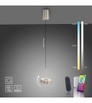 Paul Neuhaus Q-Rotate Lampa Wisząca Aluminium 2247-95