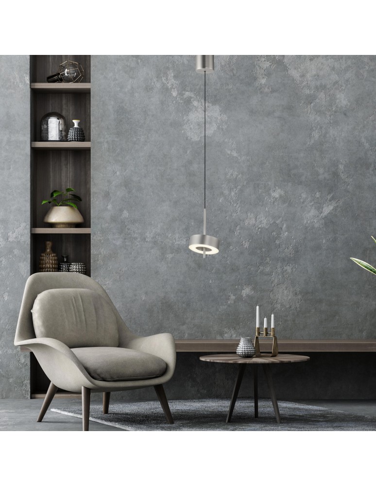 Paul Neuhaus Q-Rotate Lampa Wisząca Aluminium 2247-95
