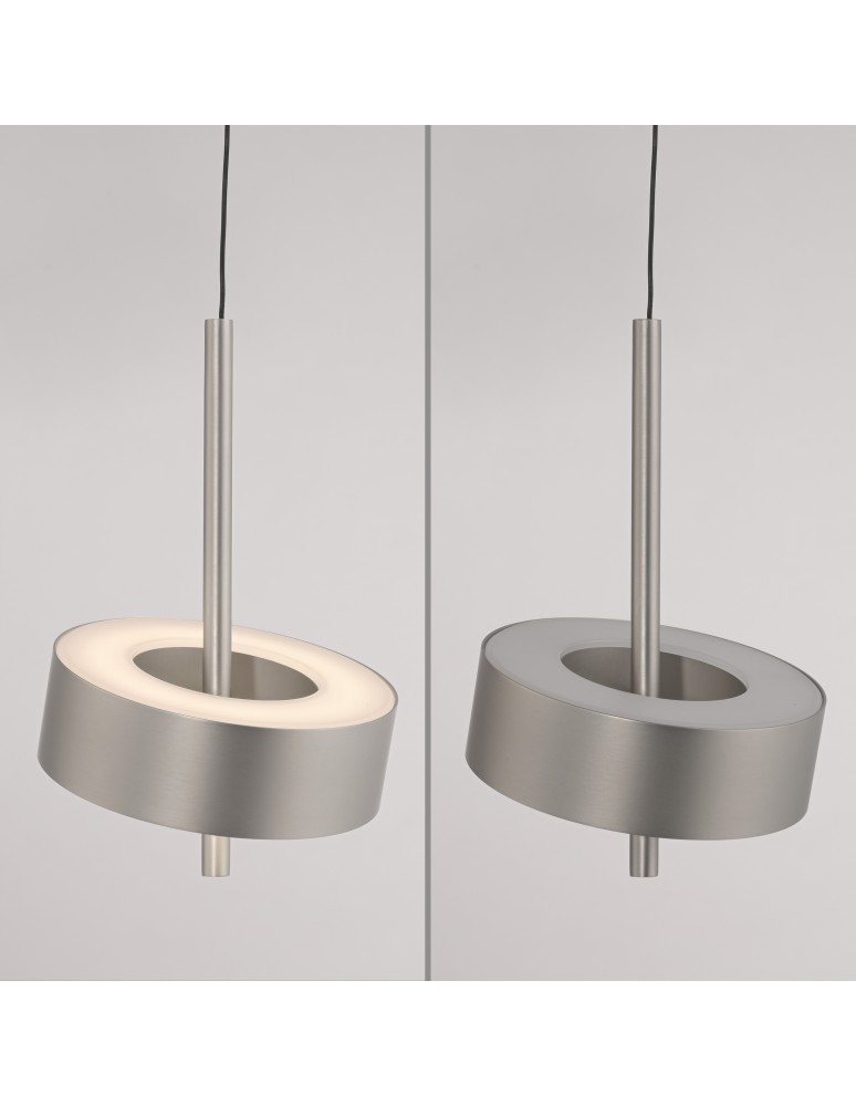 Paul Neuhaus Q-Rotate Lampa Wisząca Aluminium 2247-95