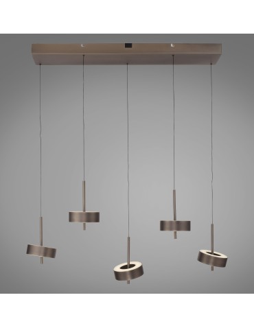 Paul Neuhaus Q-Rotate Lampa Wisząca Ciemnometalowo-Brązowy 2249-34