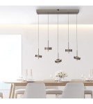 Paul Neuhaus Q-Rotate Lampa Wisząca Ciemnometalowo-Brązowy 2249-34
