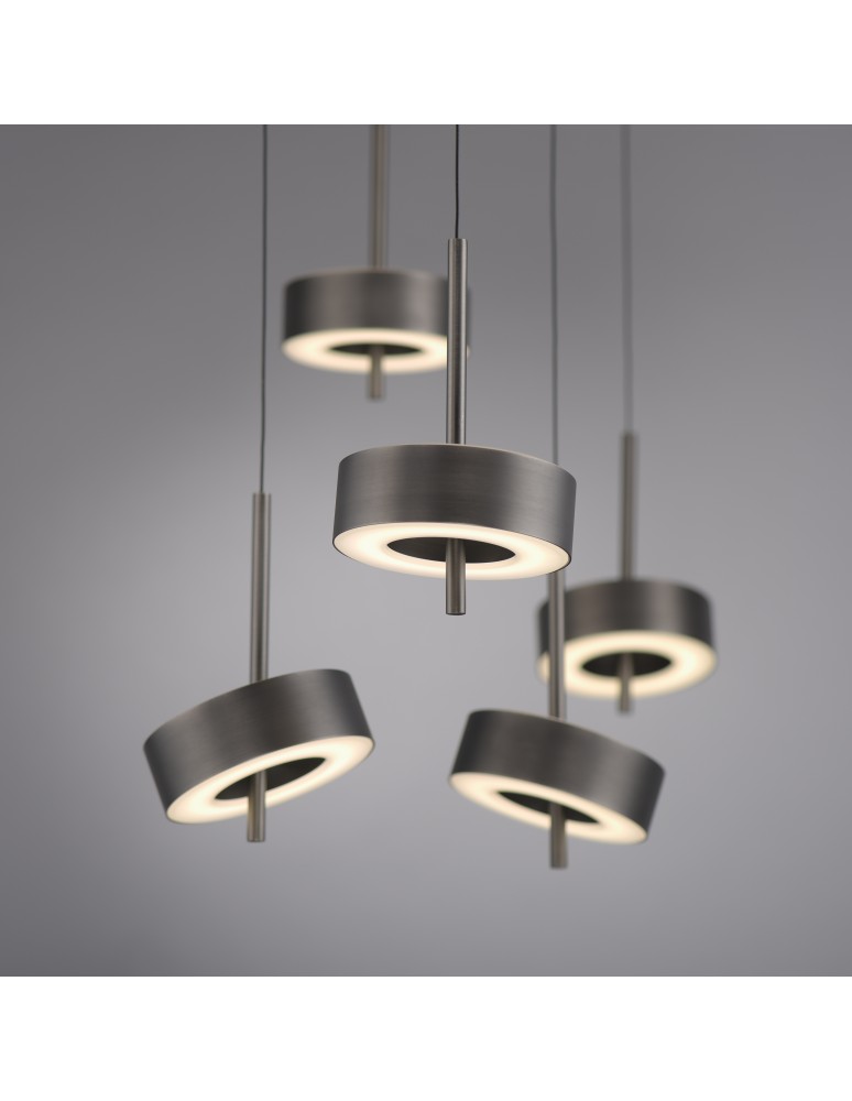 Paul Neuhaus Q-Rotate Lampa Wisząca Ciemnometalowo-Brązowy 2249-34
