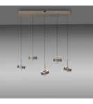 Paul Neuhaus Q-Rotate Lampa Wisząca Ciemnometalowo-Brązowy 2249-34