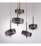 Paul Neuhaus Q-Rotate Lampa Wisząca Ciemnometalowo-Brązowy 2249-34