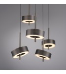 Paul Neuhaus Q-Rotate Lampa Wisząca Ciemnometalowo-Brązowy 2249-34
