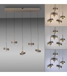 Paul Neuhaus Q-Rotate Lampa Wisząca Ciemnometalowo-Brązowy 2249-34