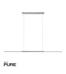 Paul Neuhaus Pure Surfa Lampa Wisząca Szary 2302-15