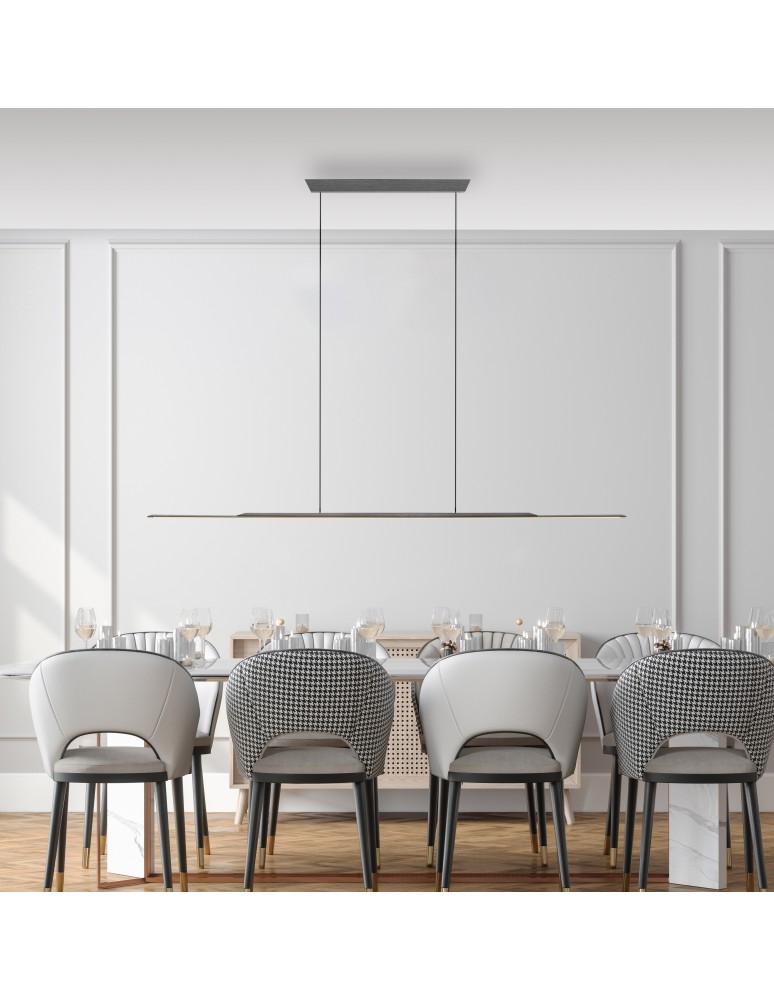 Paul Neuhaus Pure Surfa Lampa Wisząca Szary 2302-15
