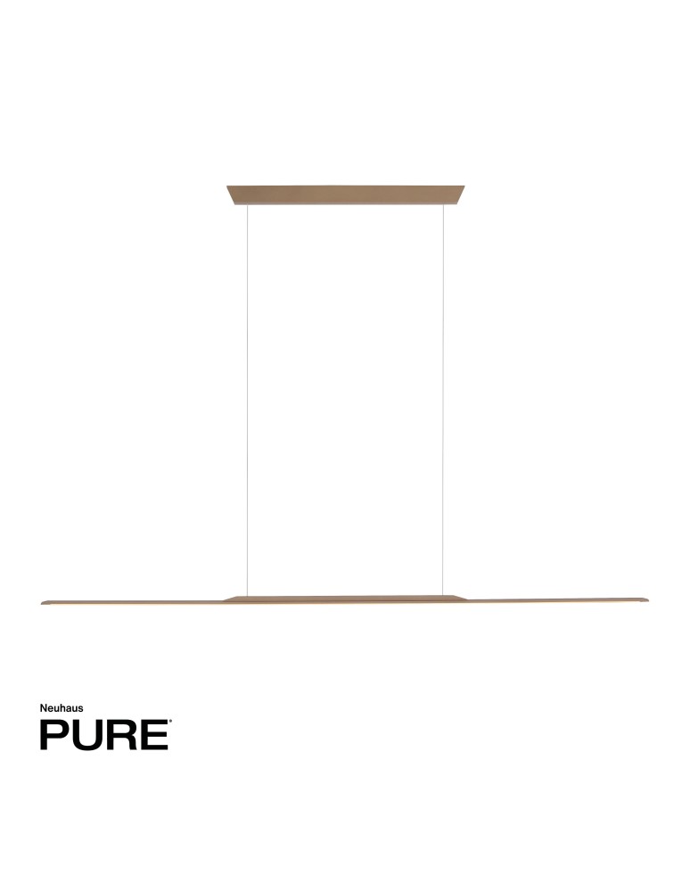 Paul Neuhaus Pure Surfa Lampa Wisząca Brązowy 2302-97