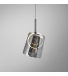 Paul Neuhaus Zula Lampa Wisząca Brązowy/Smoky 2541-25