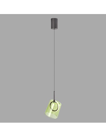 Paul Neuhaus Zula Lampa Wisząca Brązowy/Zielony 2541-43