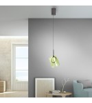 Paul Neuhaus Zula Lampa Wisząca Brązowy/Zielony 2541-43