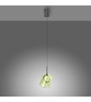 Paul Neuhaus Zula Lampa Wisząca Brązowy/Zielony 2541-43