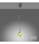 Paul Neuhaus Zula Lampa Wisząca Brązowy/Zielony 2541-43