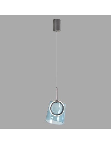 Paul Neuhaus Zula Lampa Wisząca Brązowy/Niebieski 2541-56