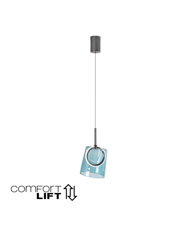 Paul Neuhaus Zula Lampa Wisząca Brązowy/Niebieski 2541-56 - product 2