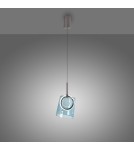 Paul Neuhaus Zula Lampa Wisząca Brązowy/Niebieski 2541-56