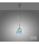 Paul Neuhaus Zula Lampa Wisząca Brązowy/Niebieski 2541-56