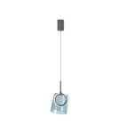 Paul Neuhaus Zula Lampa Wisząca Brązowy/Niebieski 2541-56
