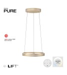 Paul Neuhaus Pure E-Loop Lampa Wisząca Matowy Mosiądz 2550-60
