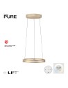 View Paul Neuhaus Pure E-Loop Lampa Wisząca Matowy Mosiądz 2550-60