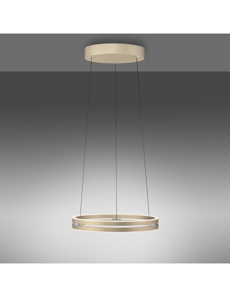 Paul Neuhaus Pure E-Loop Lampa Wisząca Matowy Mosiądz 2550-60