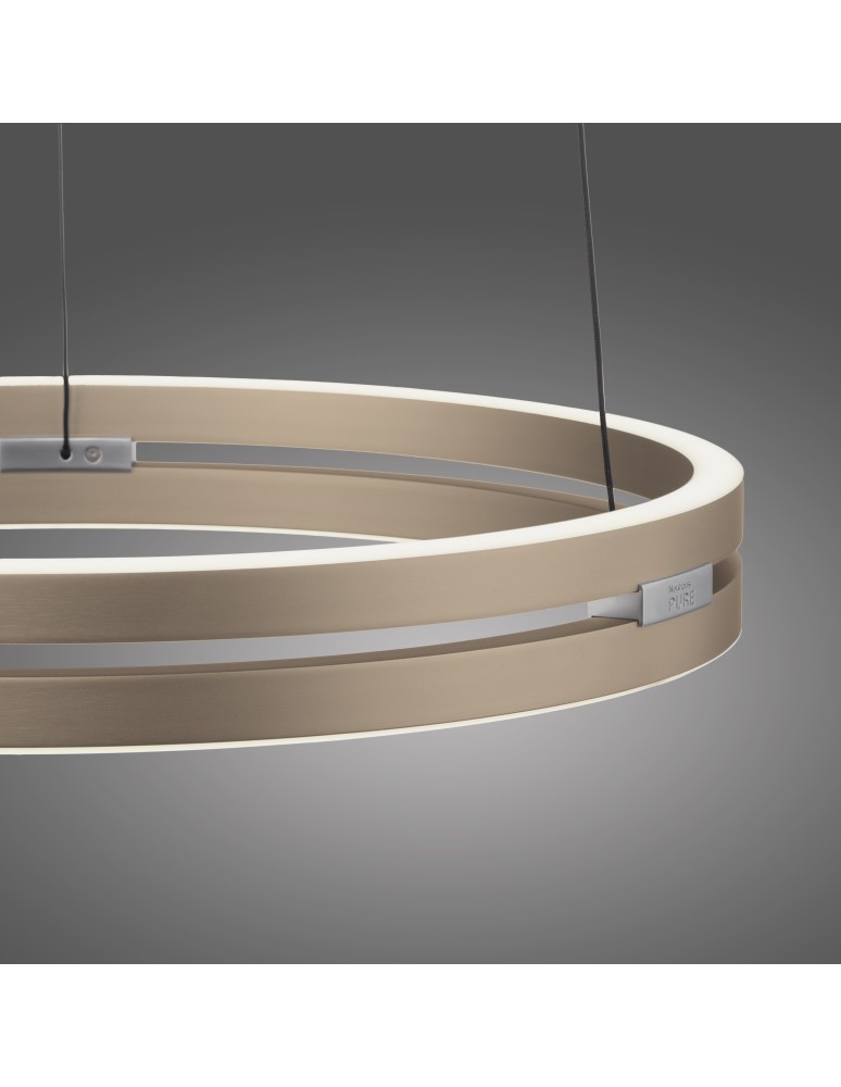 Paul Neuhaus Pure E-Loop Lampa Wisząca Matowy Mosiądz 2550-60