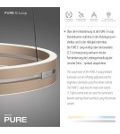 Paul Neuhaus Pure E-Loop Lampa Wisząca Matowy Mosiądz 2550-60